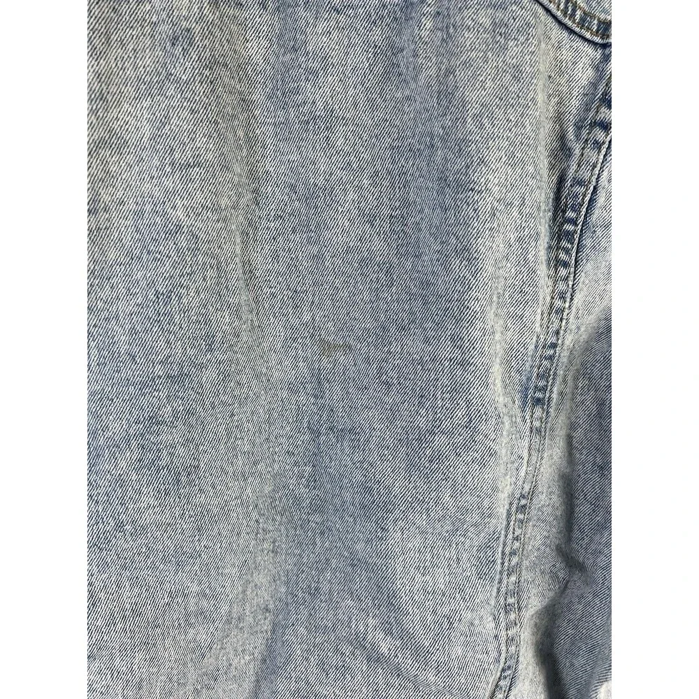 Vintage Levi’s Denim Jacket Distressed Thrashed Denim Button Up Jacket Western